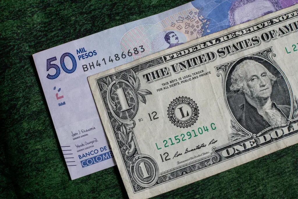 Así se cotiza el peso colombiano frente al dólar este #30Jul