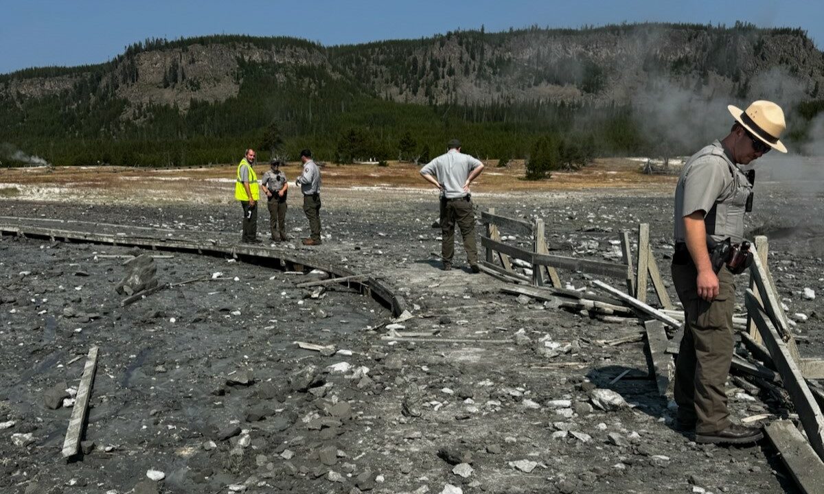 Explosión hidrotermal causó pánico en el parque Yellowstone (+Video)