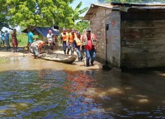 Desborde del Río Orinoco afectó a más de 50 familias