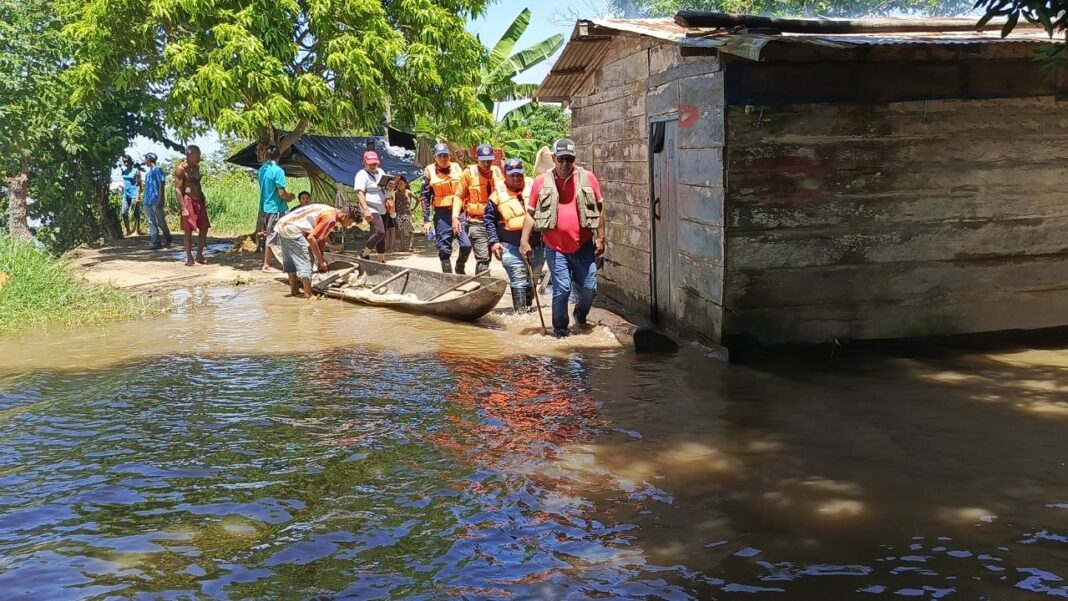 Desborde del Río Orinoco afectó a más de 50 familias